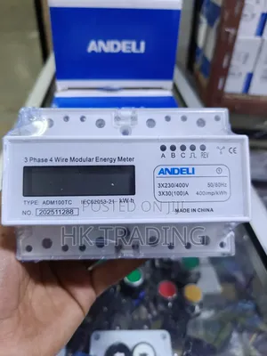 ኤሌክትሪክ ፍጆታ ቆጣሪ 3ፌዝ Electric Kilowhatt Hour KWH Meter