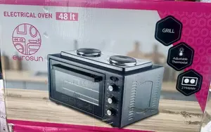 Eurosun Mini Oven 48L Electric Oven Dual Hotplate Countertop Cooker