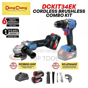 ፡DongCheng DCKIT27EK 20V Cordless Brushless Combo Set,