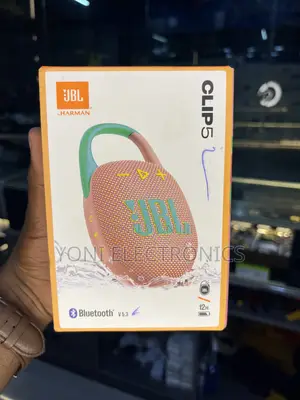 JBL Clip 5 Portable Waterproof Bluetooth Speaker (Pink