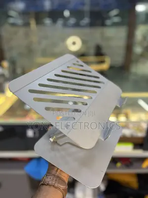 Ergonomic Aluminum Laptop Stand With Cooling Slots