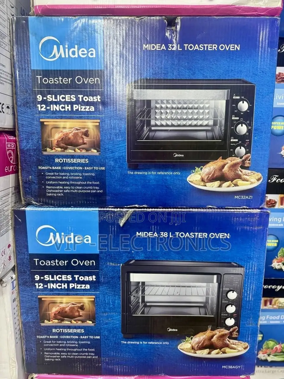 Midea Toaster Oven Convection With Rotisserie Function (32L