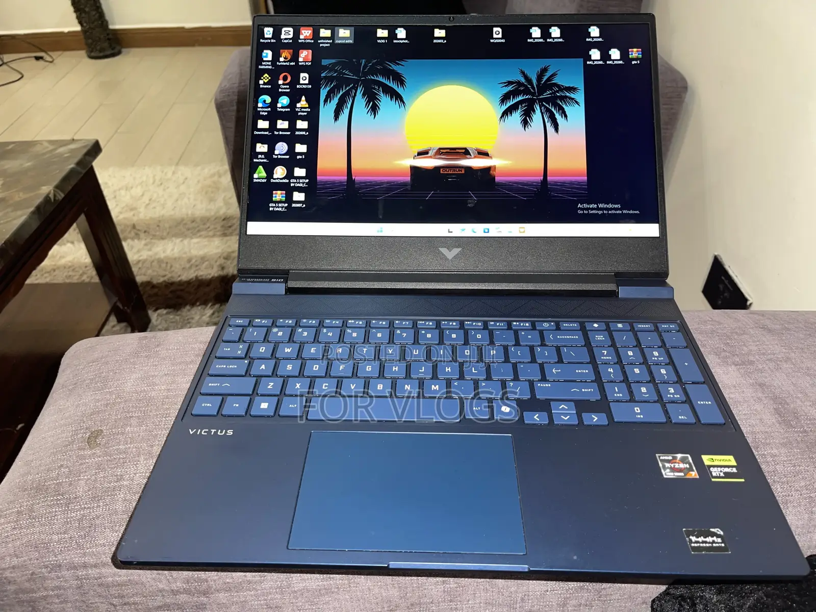 Desktop Computer HP Victus 15L 16GB Nvidia SSD 1T