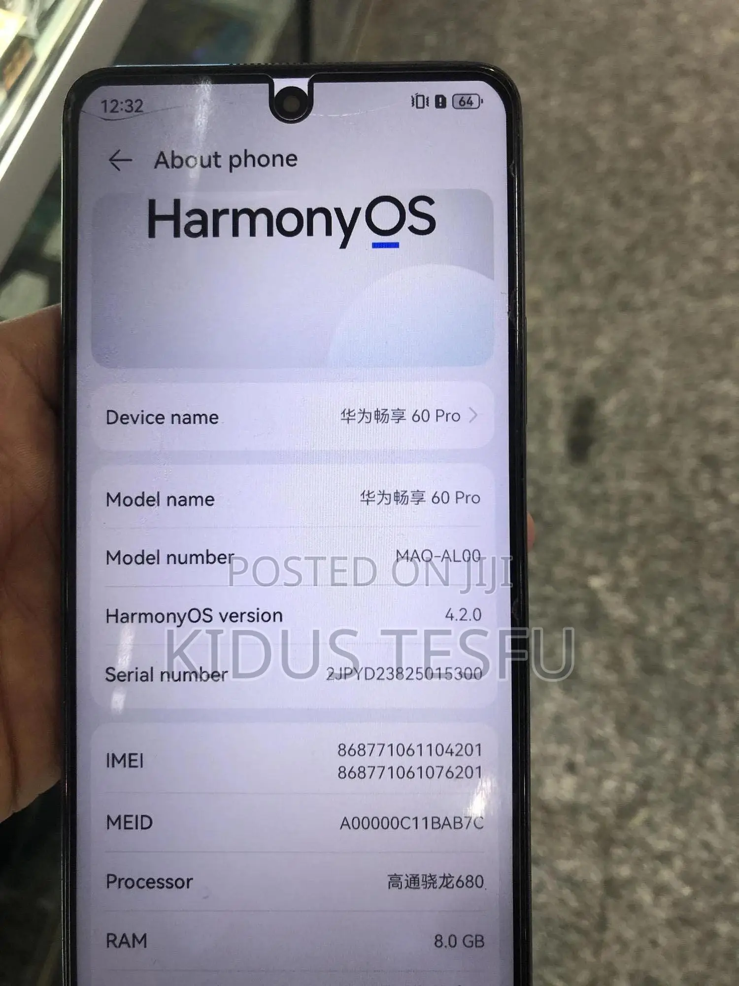 Huawei Enjoy 60 Pro 512 GB Graphite