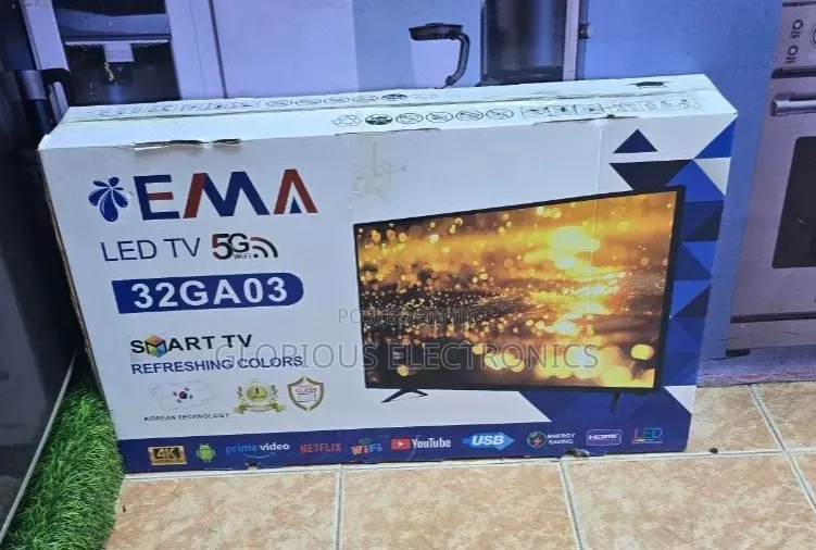 Ema 32" Led TV New 2026