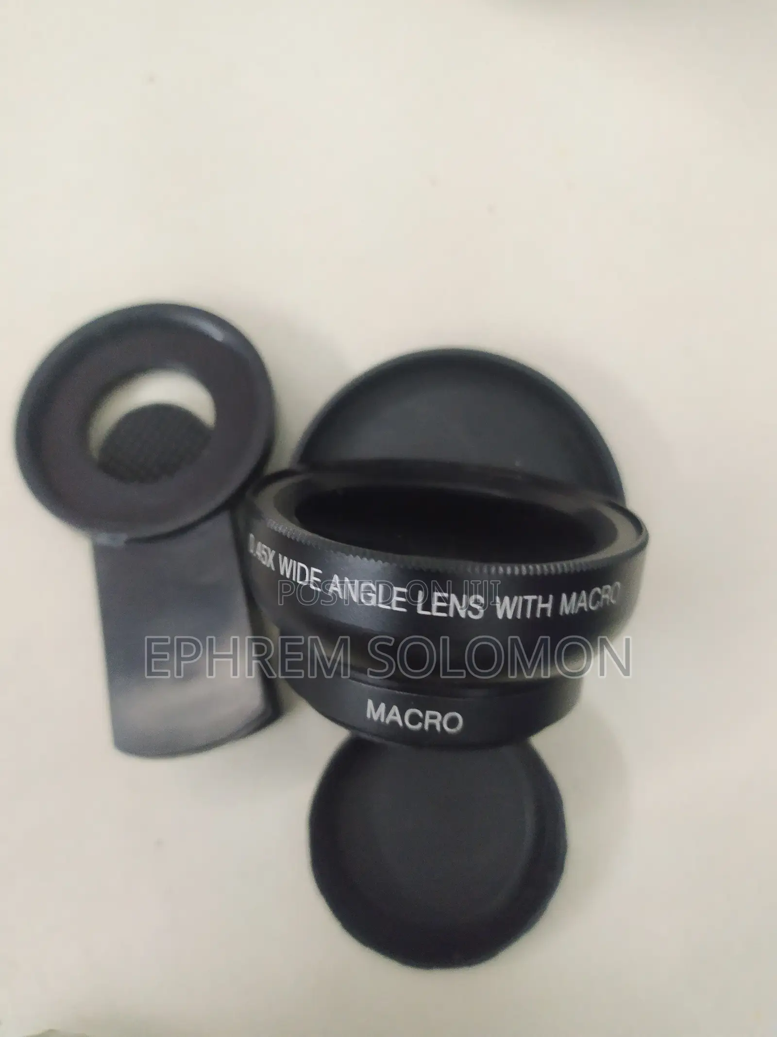 Universal 2-in-1 Professional Phone Camera Lens Set With Leather Pouch