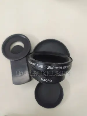 Universal 2-in-1 Professional Phone Camera Lens Set With Leather Pouch