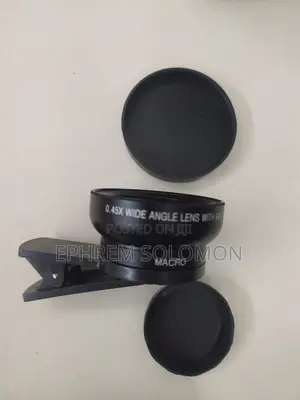 Universal 2-in-1 Professional Phone Camera Lens Set With Leather Pouch