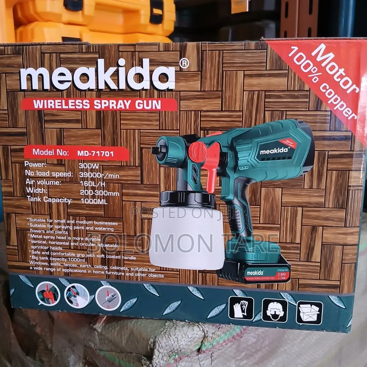 Meakida Rechargeable Spray