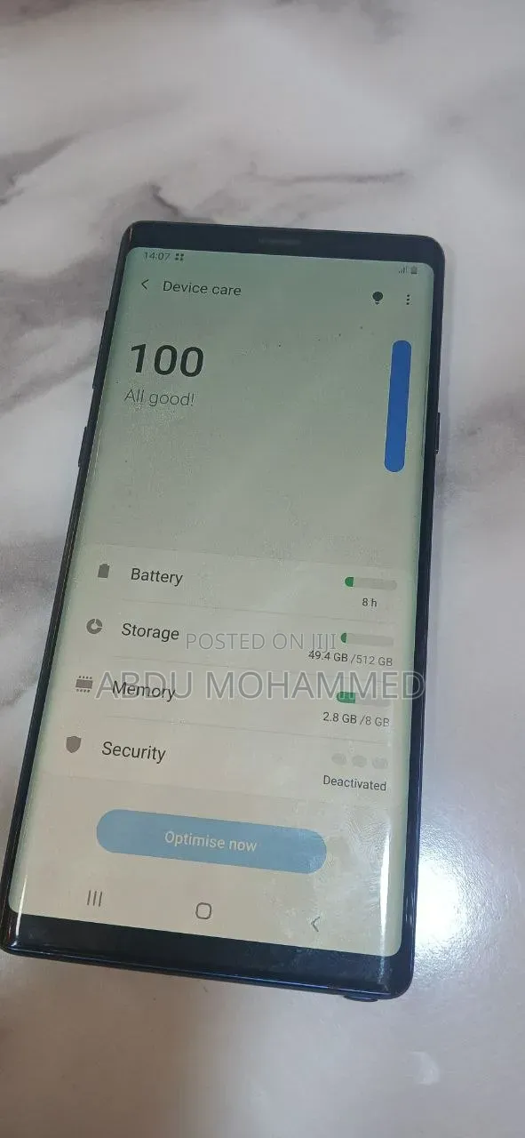 Samsung Galaxy Note 9 512 GB Black