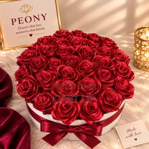 Beautiful Ribbon Fake Flower Gift