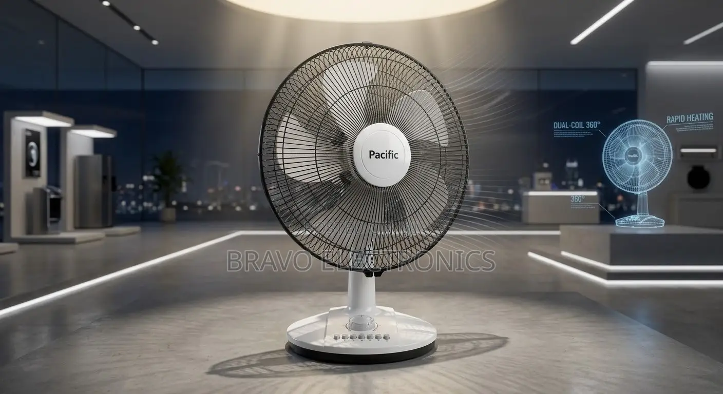 PACIFIC 16" TABLE FAN Powerful Airflow –Fresh Cooling Quiet Operation