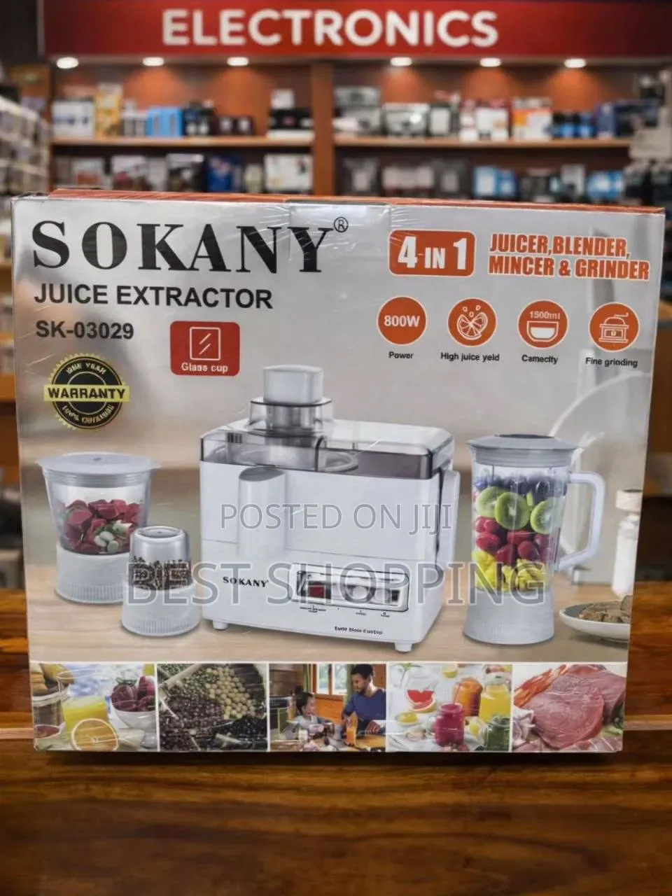 SOKANY 4 IN 1 Juice Extractor