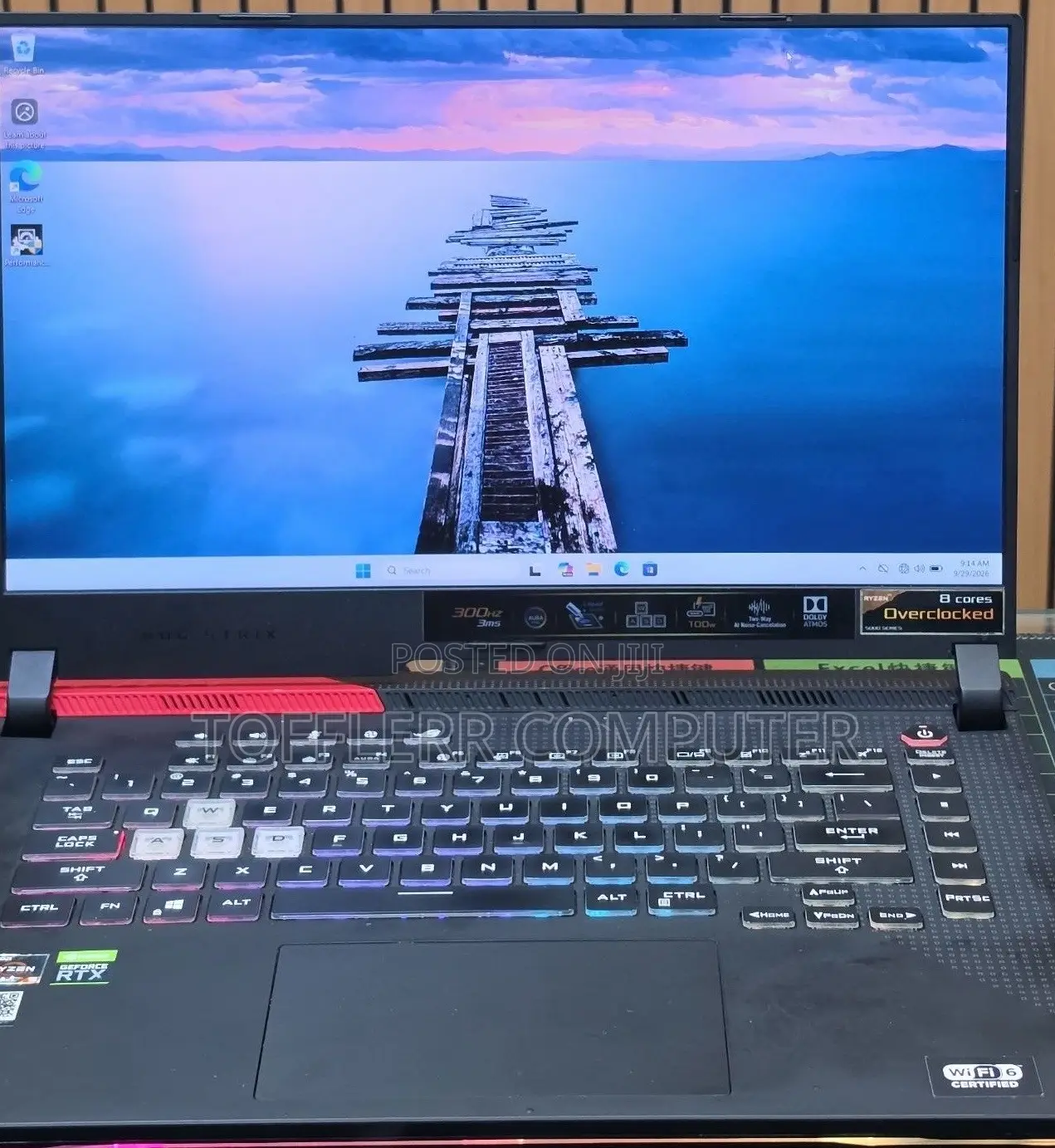 New Laptop Asus ROG Strix G15 16GB AMD Ryzen 9 SSD 512GB