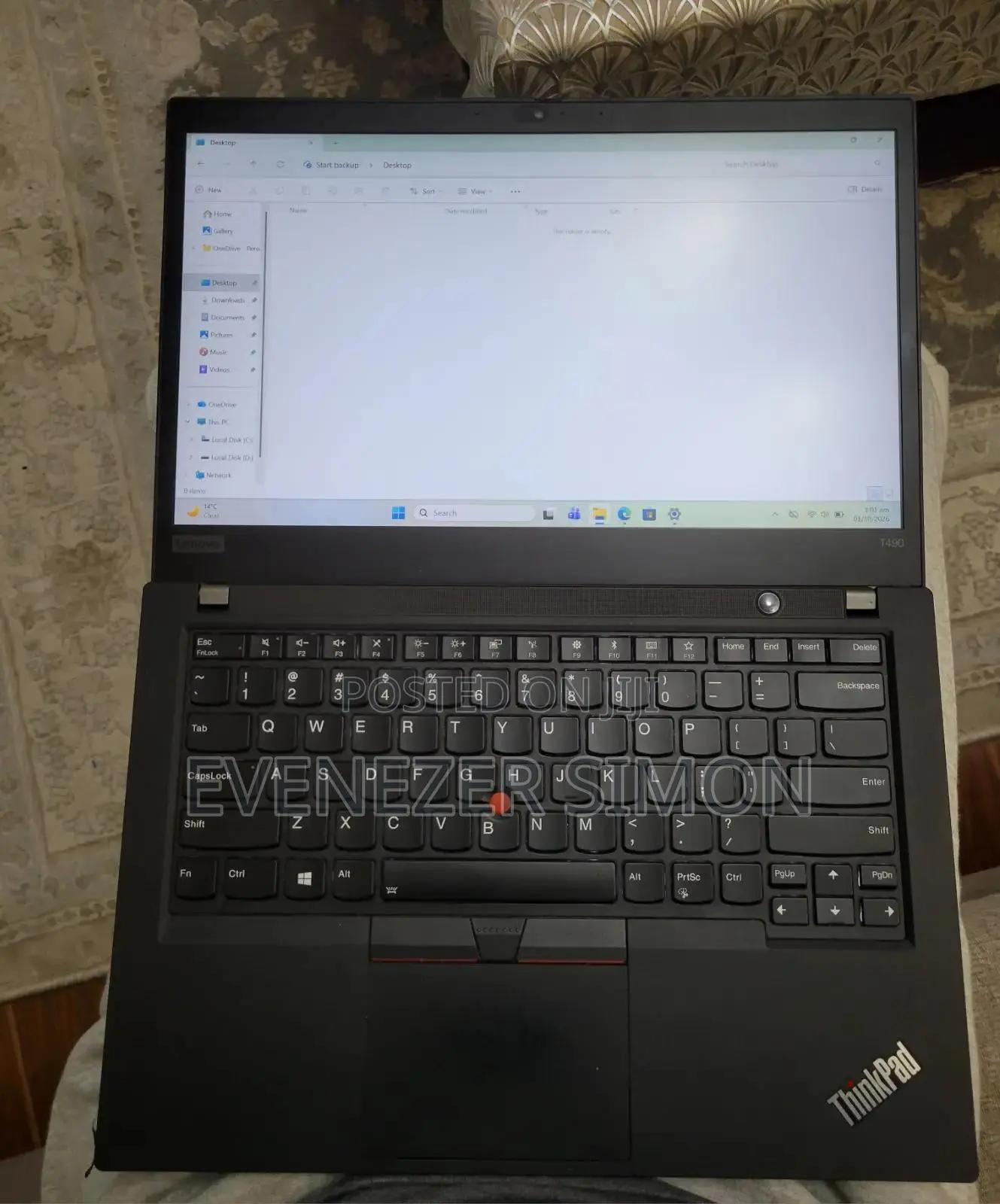 Laptop Lenovo ThinkPad T490s 16GB Intel Core i5 SSD 256GB