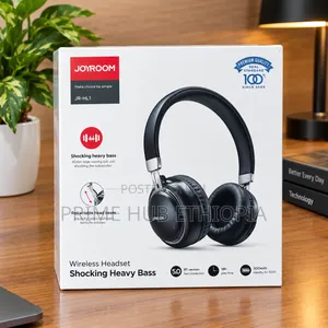 Joyroom JR-HL1 Wireless Over-Ear Headset in Black 18-Hour Battery Life