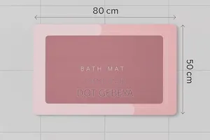 Modern Diatom Mud Bathroom Mat