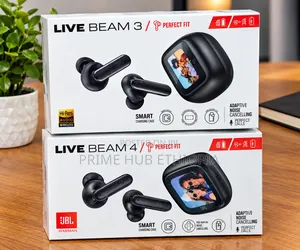 JBL Live Beam 3 and 4 True Wireless Noise-Cancelling Earbuds