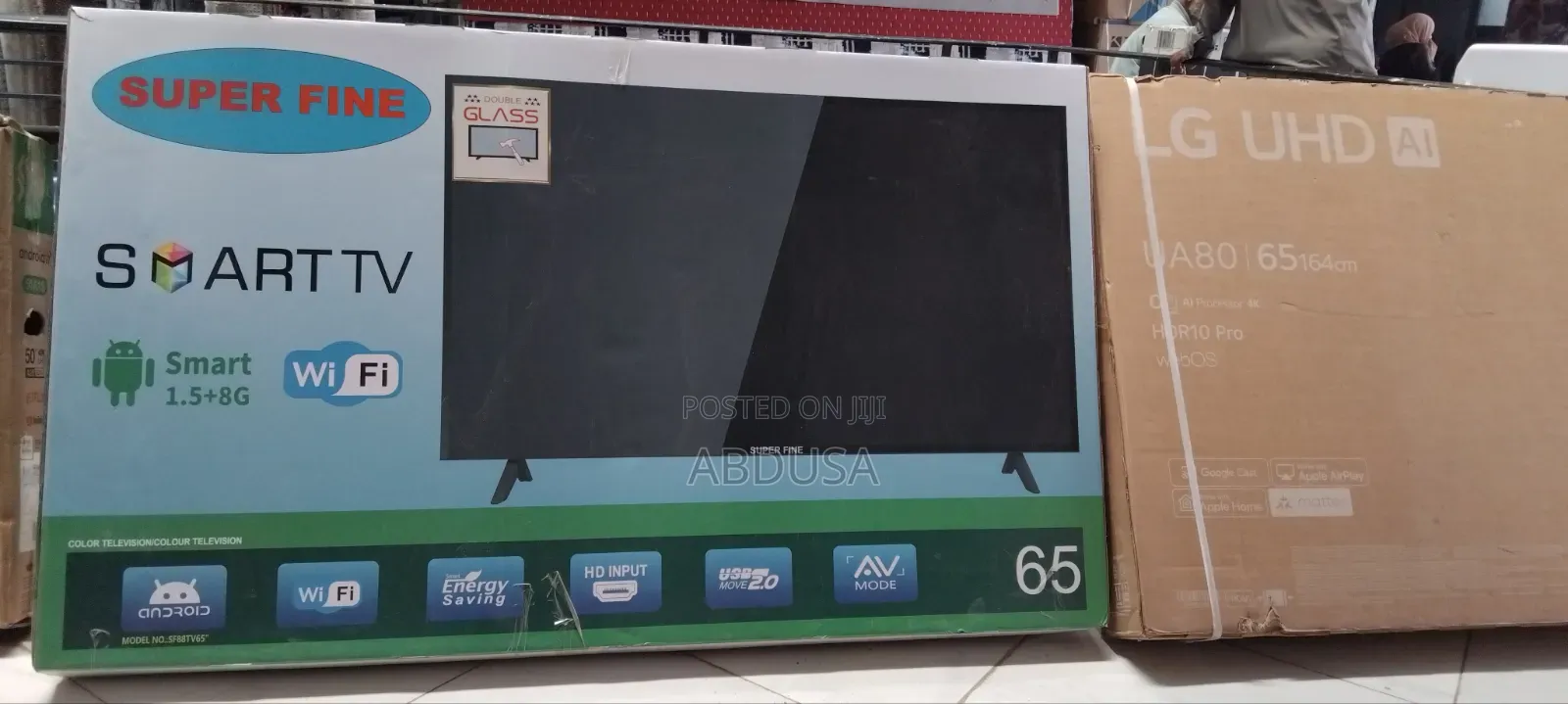 አስደናቂ የ65 ኢንች Smart TV ! SUPER FINE SMART TV – 65 Inch