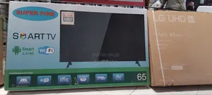 አስደናቂ የ65 ኢንች Smart TV ! SUPER FINE SMART TV – 65 Inch