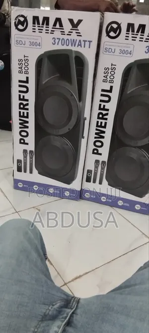 Omax 3700watt Powerful Bass Boost Speaker የድምፅ ጥራት የተሻሻለ