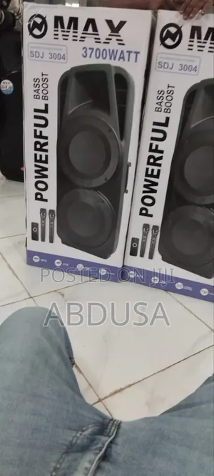 Omax 3700watt Powerful Bass Boost Speaker የድምፅ ጥራት የተሻሻለ