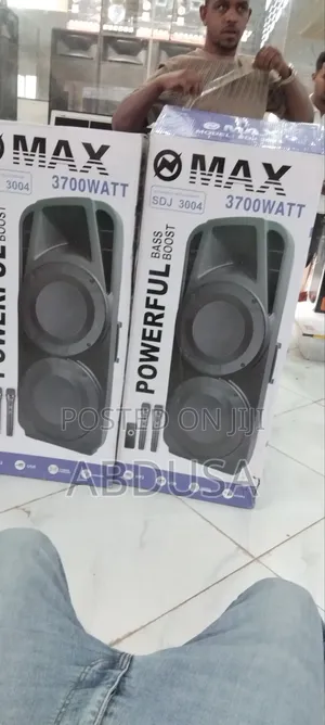 Omax 3700watt Powerful Bass Boost Speaker የድምፅ ጥራት የተሻሻለ