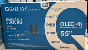 Gallaxy 55” QLED TV New Model 2026