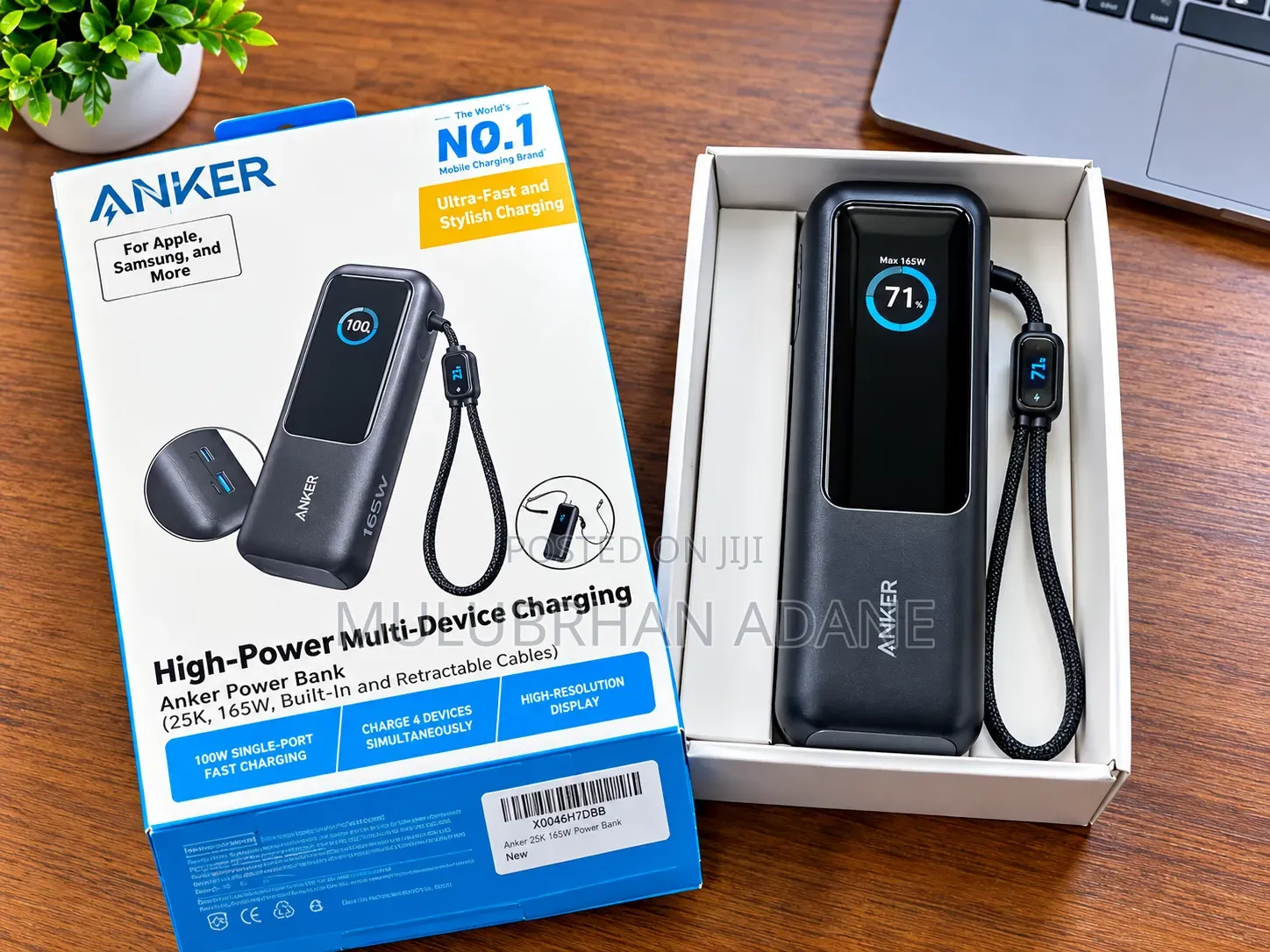 Anker Original 25,000mAh Power Bank 165W Fast Charging for Laptops