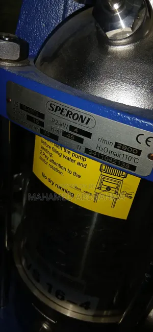 Speroni Vertical Pump 4kw 5.5 HP Made in Italy 