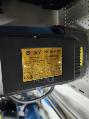 Boky Whater Pump 3hp