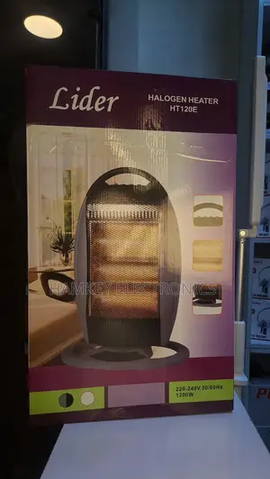 Brand New Lider HT120E Halogen Heater – 1200W