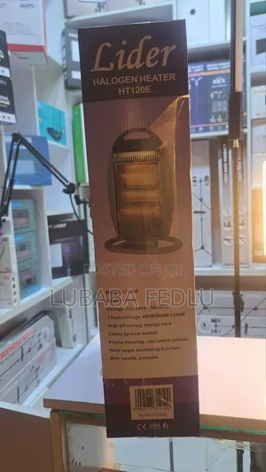 Brand New Lider HT120E Halogen Heater – 1200W