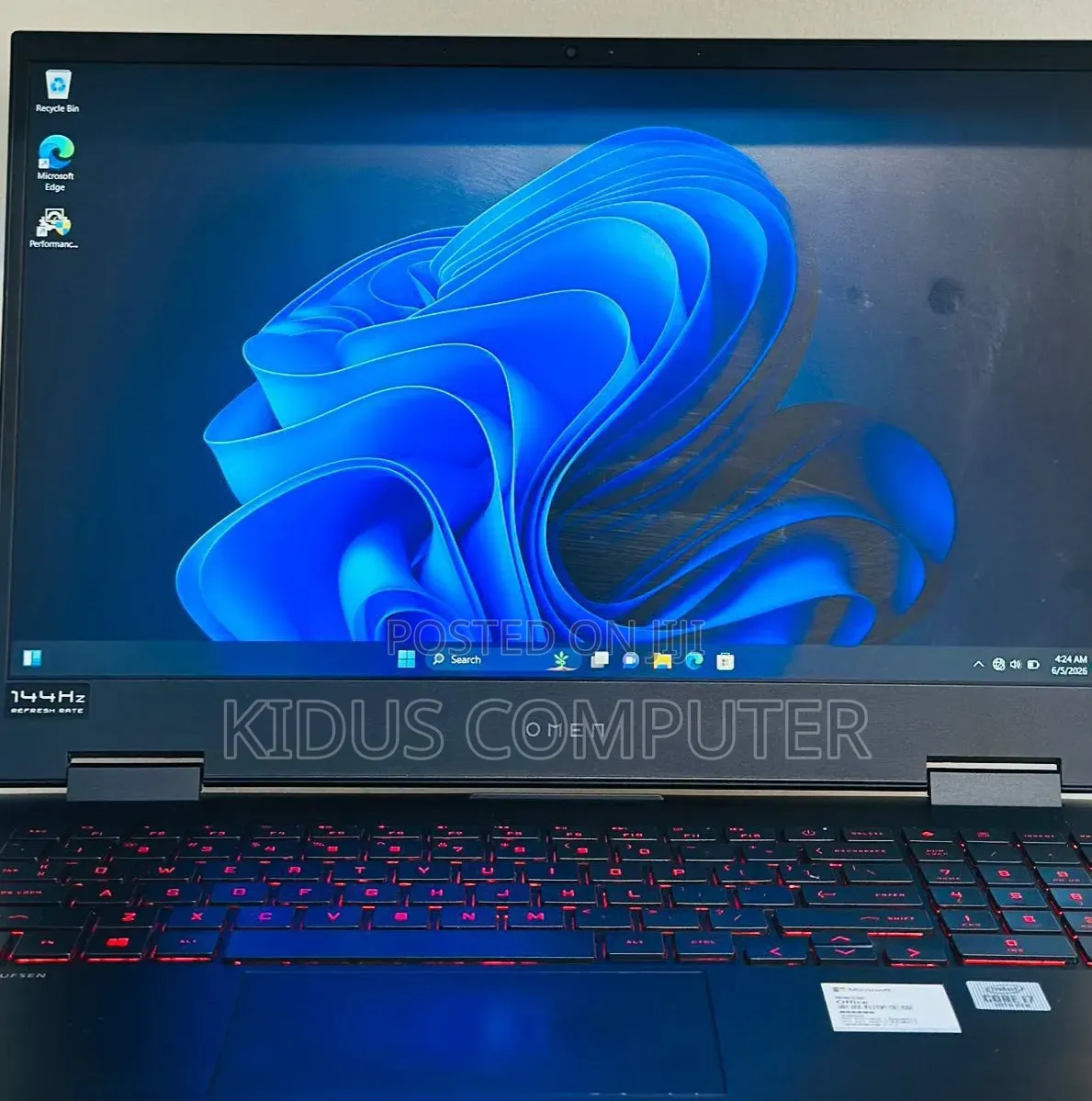 New Laptop HP Omen 15 16GB Intel Core i7 SSD 512GB
