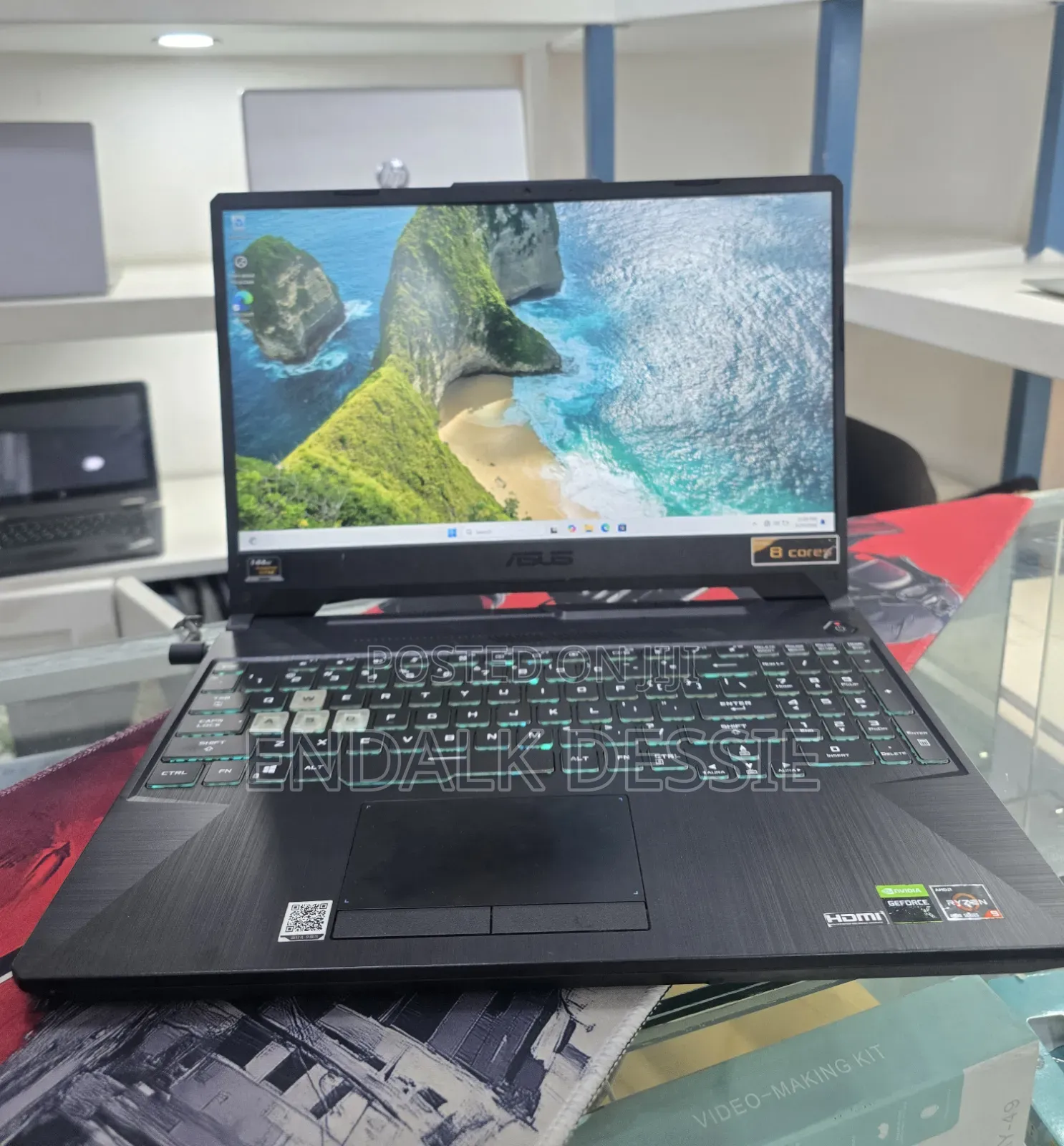 New Laptop Asus TUF Gaming A15 16GB AMD Ryzen 9 SSD 512GB