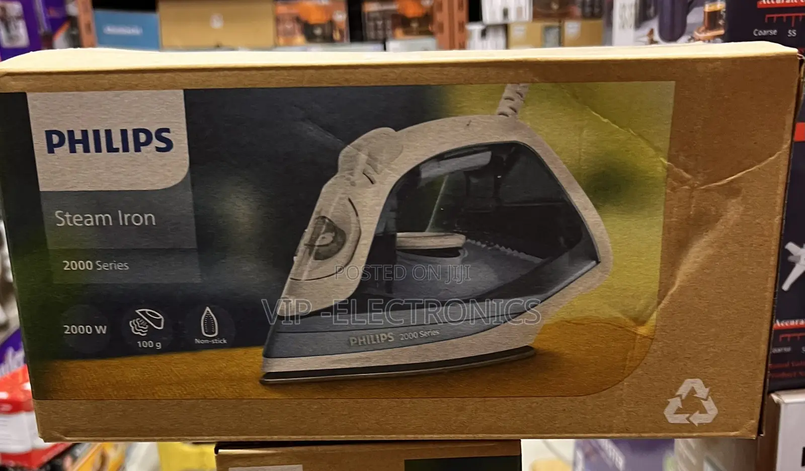 Philips Steam Iron 2000 Series – 2000W Powerful Clothes Iron VIP SHOP