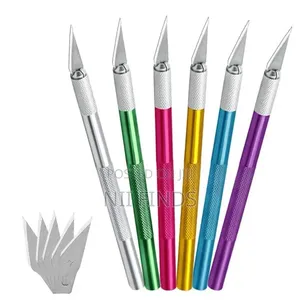 Multi-Colored Precision Craft and Carving Knives