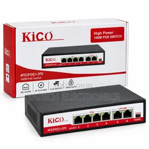 KiCo 4FE (PoE) + 2FE 100M PoE Switch.