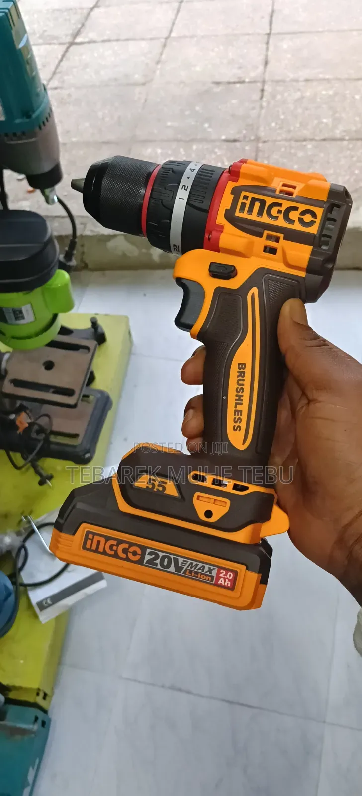 INGCO 20V Brushless Impact Drill (CIDLI20558)