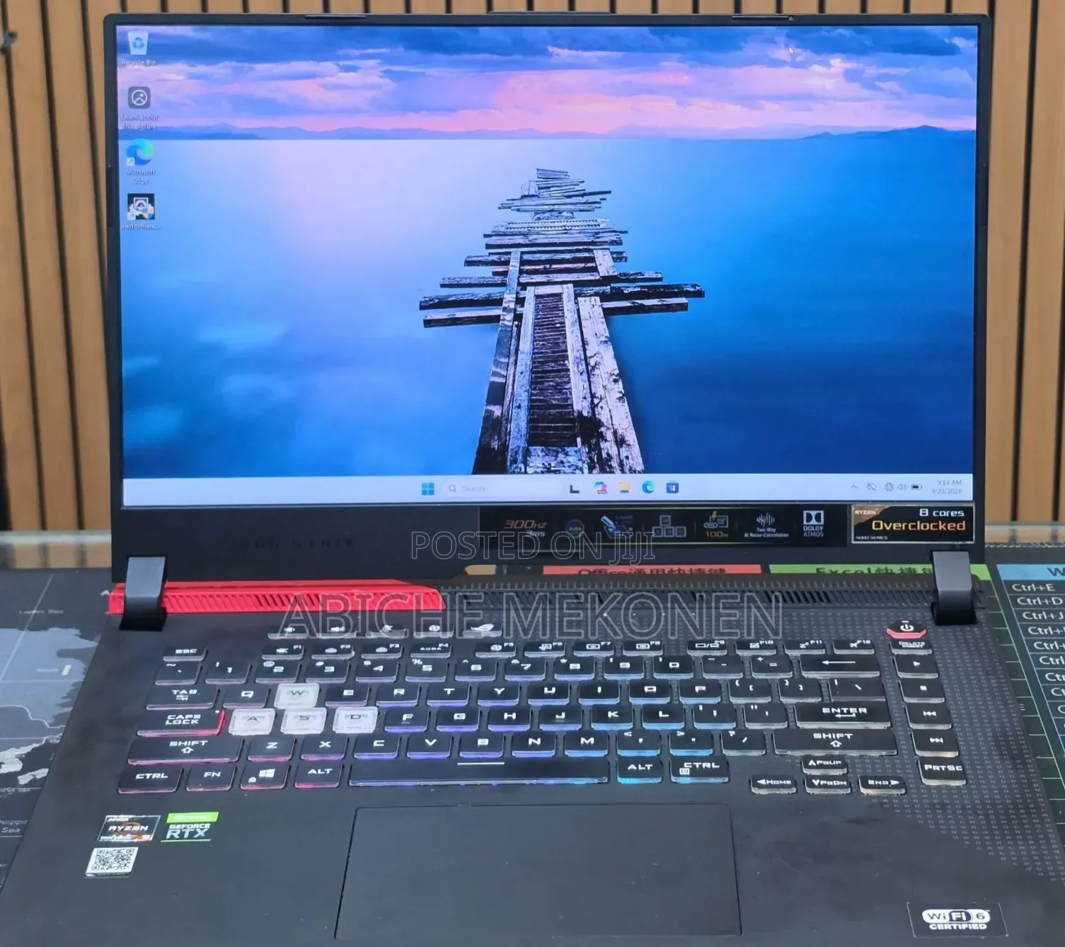 New Laptop Asus ROG Strix G16 G614 16GB AMD Ryzen 9 SSD 512GB