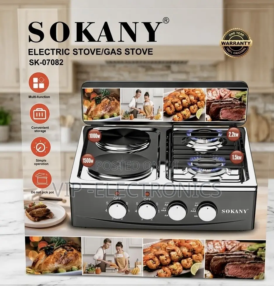 SOKANY Electric/Gas Stove – A Versatile Multi-Function Cooker