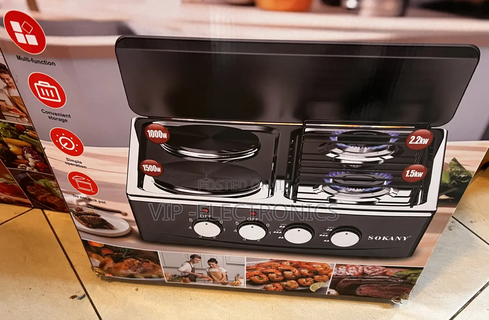 SOKANY Electric/Gas Stove – A Versatile Multi-Function Cooker