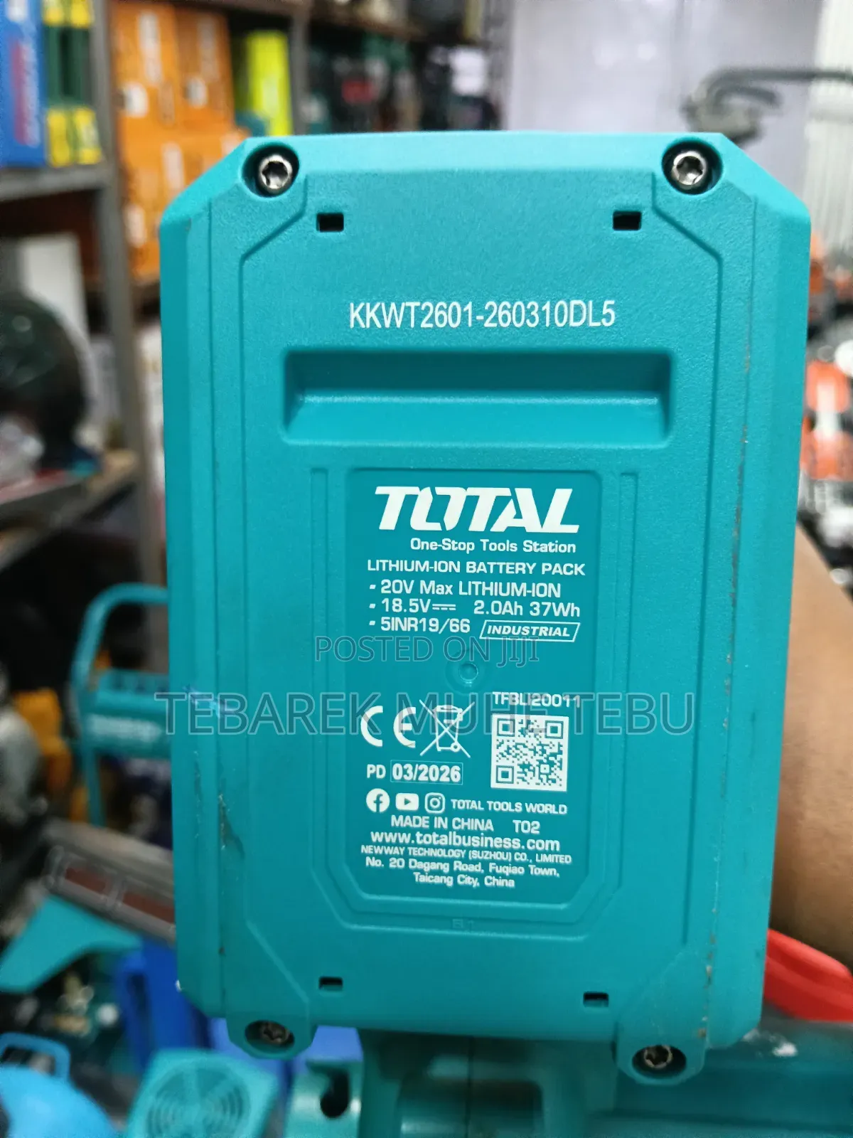 Total 20v Cordless Blower (Tabli)
