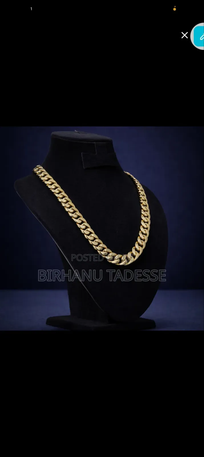 Golden Iced Chain