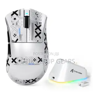 ATTACK SHARK V3 PRO Wireless Mouse-Gaming Mouse With RGB Charging Dock