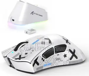 ATTACK SHARK V3 PRO Wireless Mouse-Gaming Mouse With RGB Charging Dock