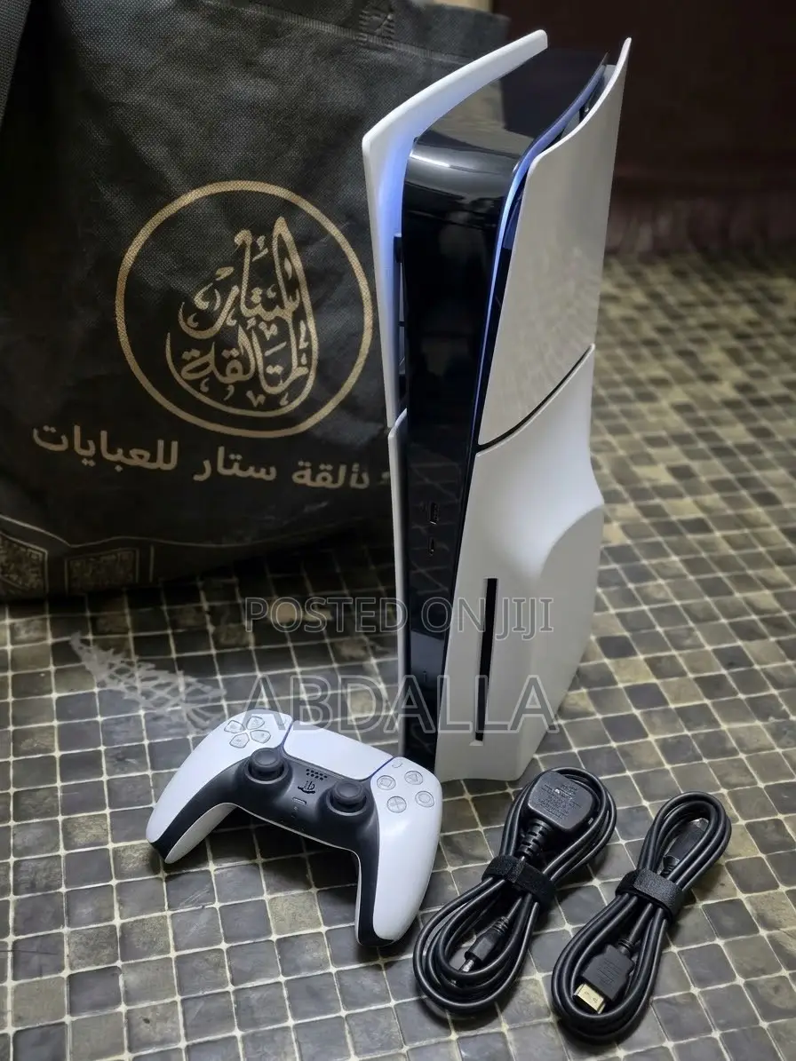 Sony PS5 (Slim) Disc Edition With Controllers Middle East Version.