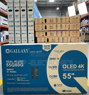 GALLAXY 55 Inch TV QLED 4K Smart TV – | Premium Smart TV New 2026