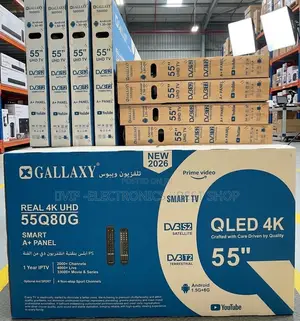 GALLAXY 55 Inch TV QLED 4K Smart TV – | Premium Smart TV New 2026