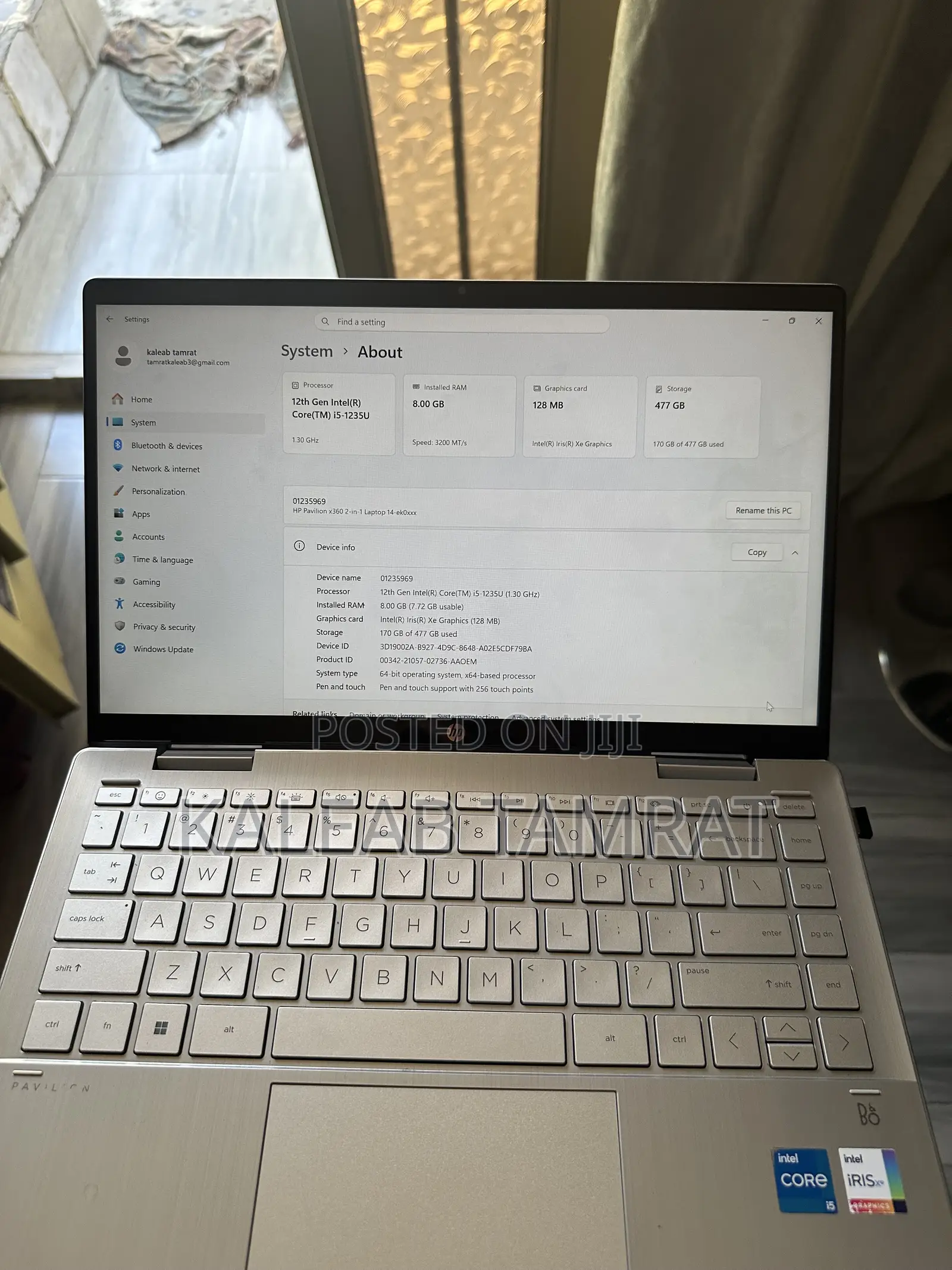 Laptop HP Pavilion x360 8GB Intel Core i5 SSD 512GB